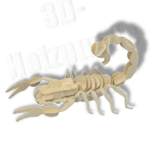 Skorpion Holzbausatz ab 4,46 EUR Skorpion Holzbausatz ab 4,46 EUR