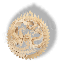 Drache und Phönix Holzbausatz ab 10,71 EUR Drache und Phönix Holzbausatz ab 10,71 EUR
