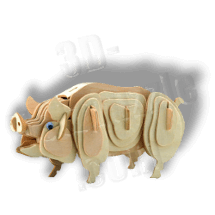 Schwein Holzbausatz ab 4,36 EUR Schwein Holzbausatz ab 4,36 EUR