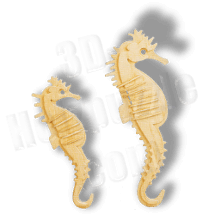 Seepferdchen Holzbausatz ab 3,38 EUR Seepferdchen Holzbausatz ab 3,38 EUR